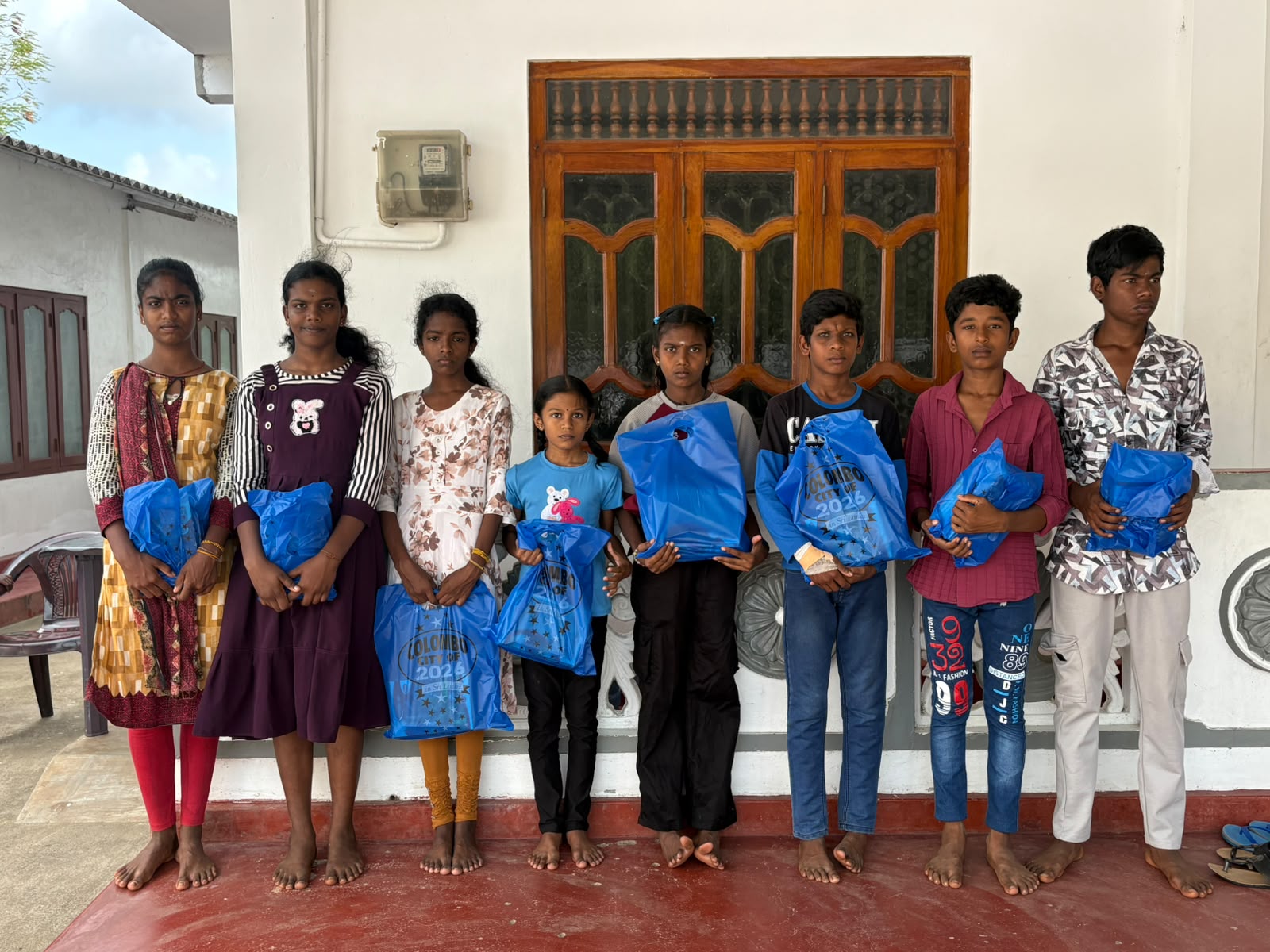 Supply pack distribution at our Vavuniya centre